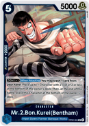 Mr.2.Bon.Kurei (Bentham) - OP02-064 - Paramount War - Foil - Card Cavern
