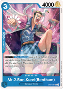 Mr.2.Bon.Kurei (Bentham) - OP01-084 UC - Romance Dawn - Card Cavern