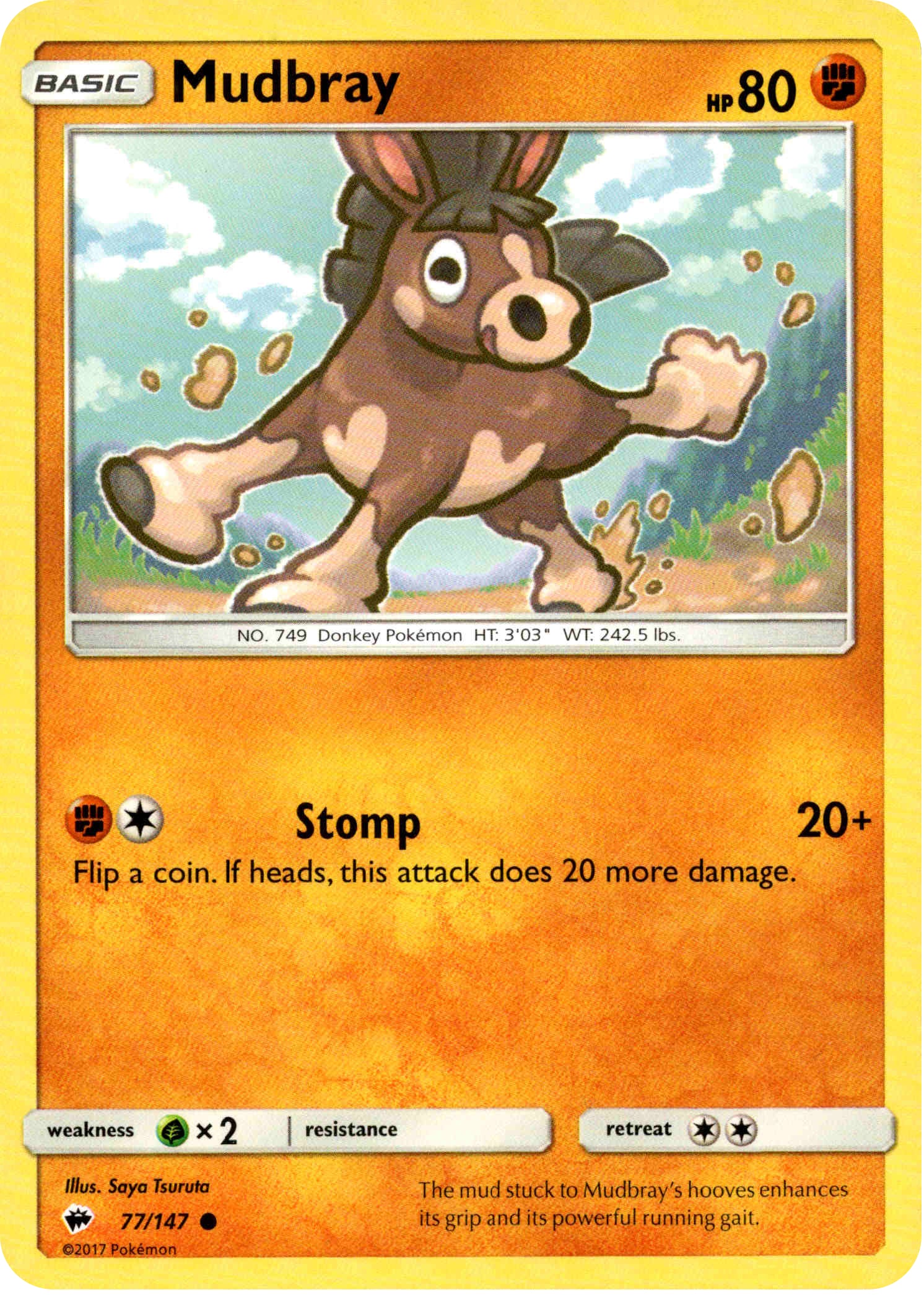 Mudbray - 77/147 - Burning Shadows - Card Cavern