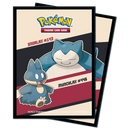 Pokemon Snorlax and Munchlax Standard Deck Protector 65 ct. - Ultra Pro - Card Cavern