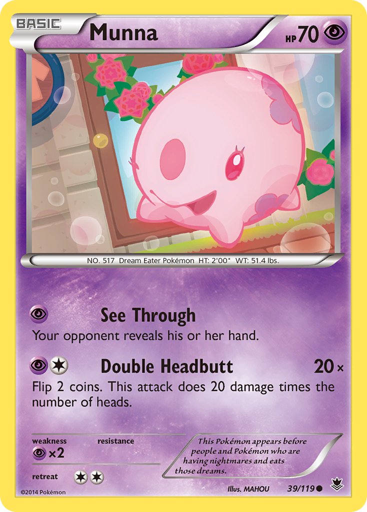 Munna - 39/119 - Phantom Forces - Card Cavern