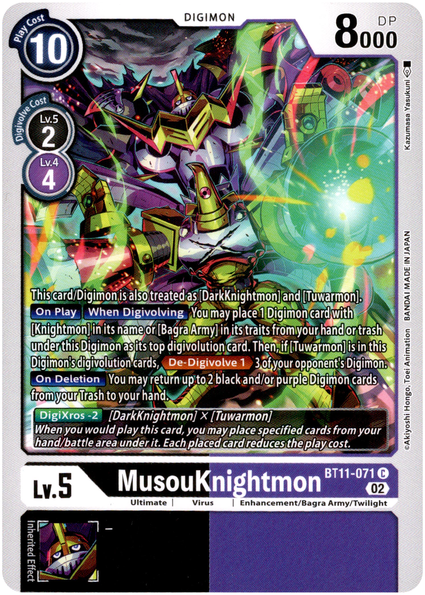 MusouKnightmon - BT11-071 C - Dimensional Phase - Card Cavern