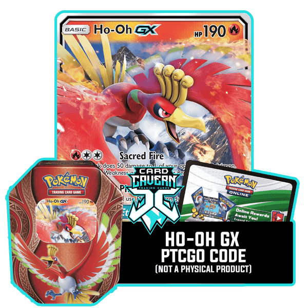 Mysterious Powers Tin: Ho-Oh GX - Wings of Fire Deck - PTCGO Code - Card Cavern