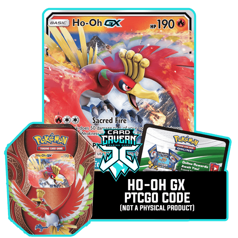 pokemon cards ho oh gx Mysterious Powers Tin: Ho-Oh GX - Wings of Fire Deck