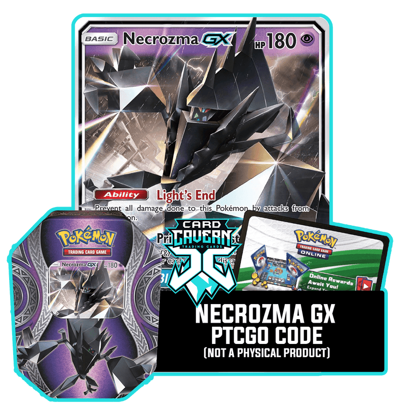 Mysterious Powers Tin: Necrozma GX - Dark Prism Deck - PTCGO Code - Card Cavern