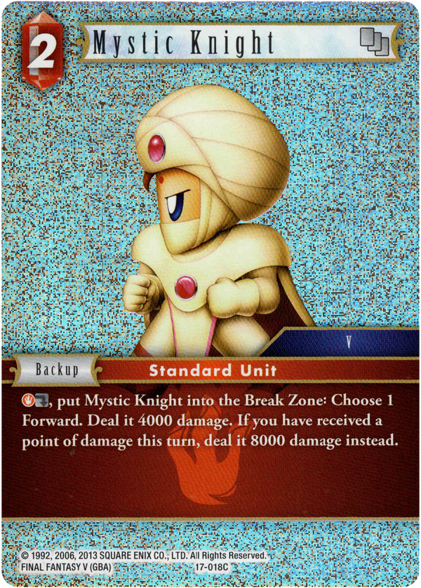 Mystic Knight - 17-018C - Rebellion's Call - Foil - Card Cavern