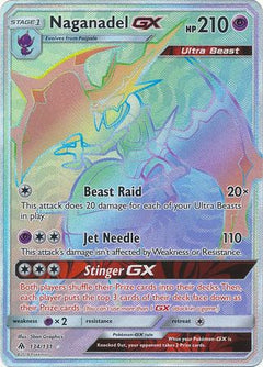 Naganadel GX Hyper Rare - 134/131 - Forbidden Light - Holo - Card Cavern