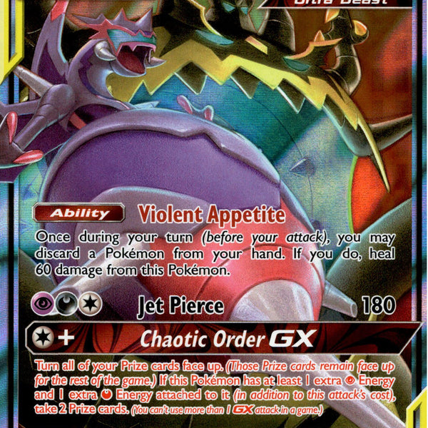 Naganadel & Guzzlord GX 158/236 Ultra Rare Pokemon Card - Cosmic Eclipse Full Art Naganadel & Guzzlord GX 158/236 Ultra Rare Pokemon Card - Cosmic Eclipse Full Art