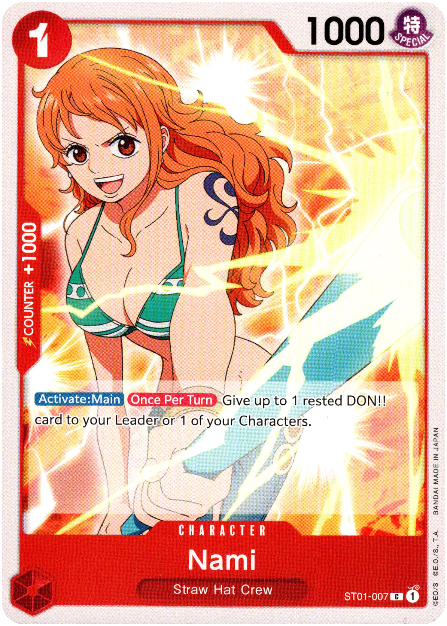 Nami - ST01-007 C - Starter Deck - Card Cavern