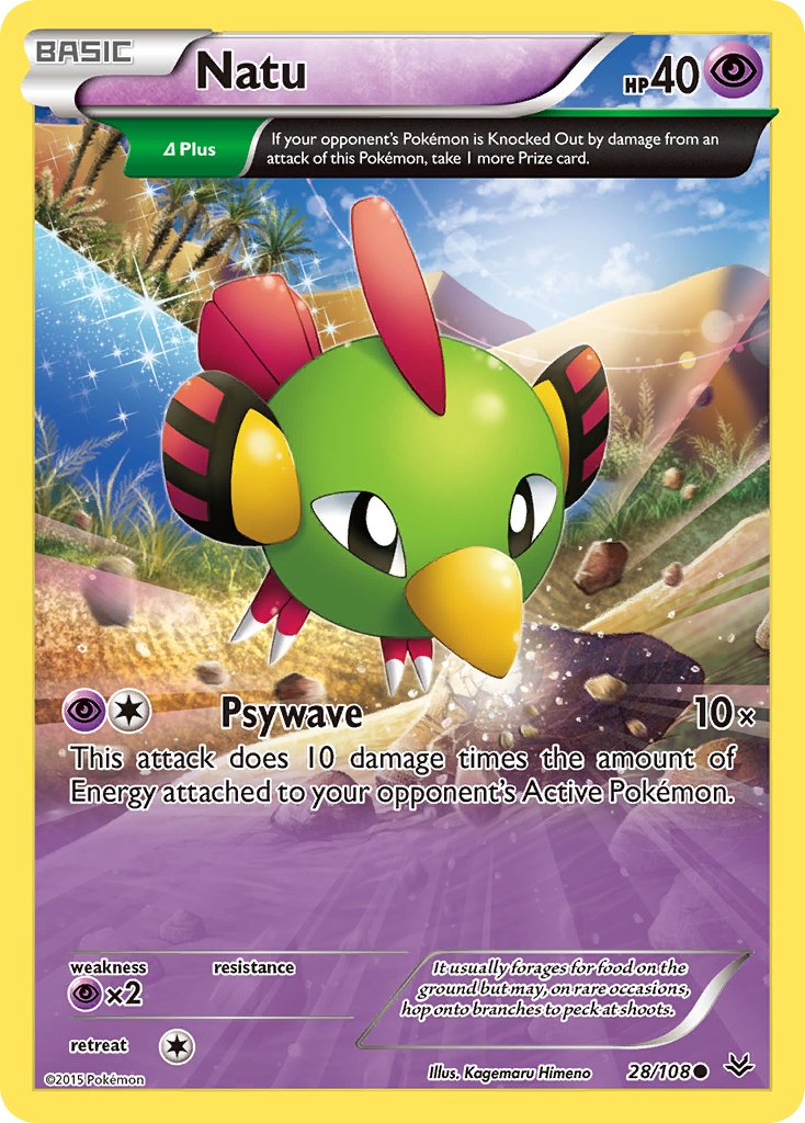 Natu - 28/108 - Roaring Skies - Card Cavern