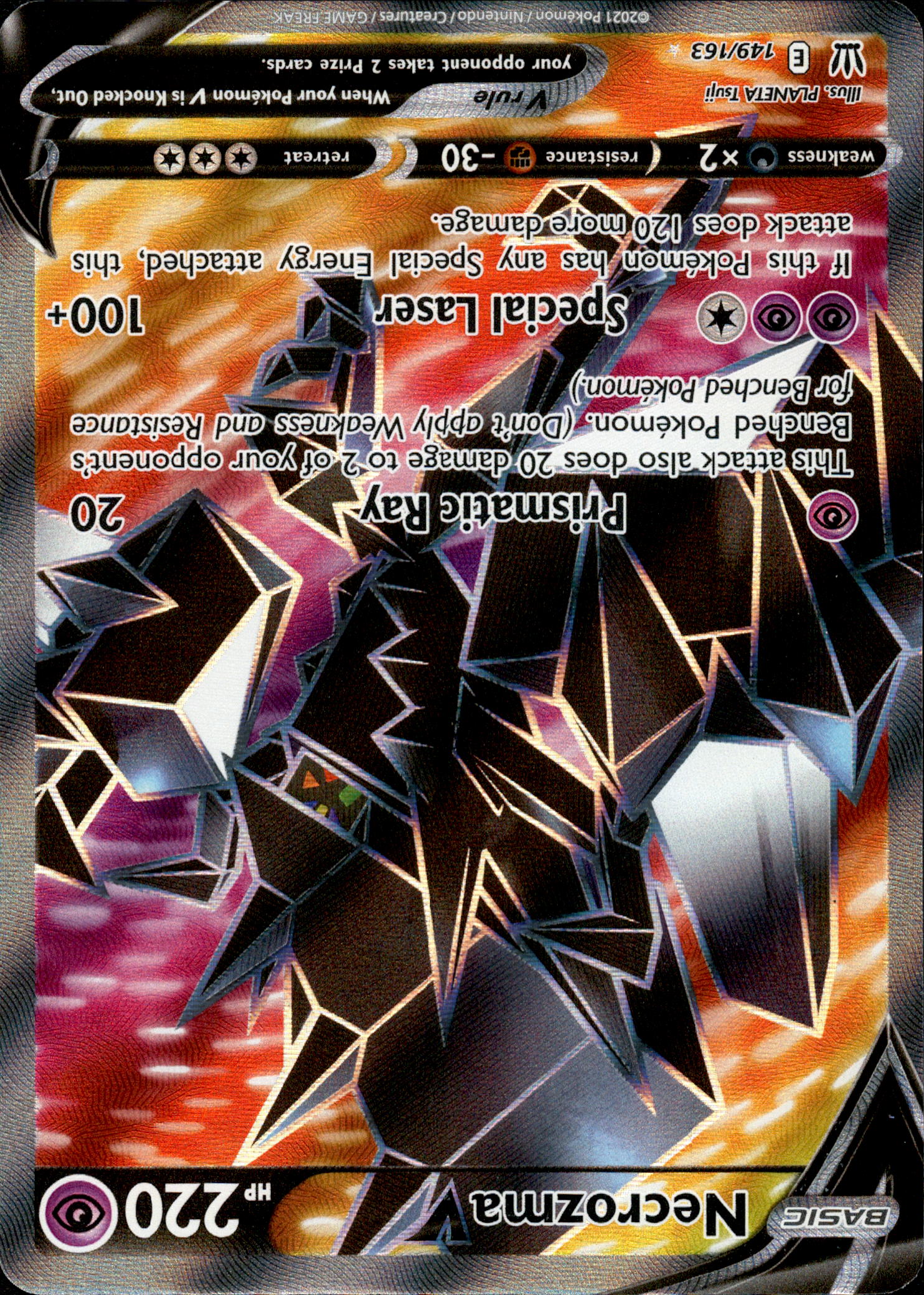 Necrozma V Full Art - 149/163 - Battle Styles - Holo - Card Cavern