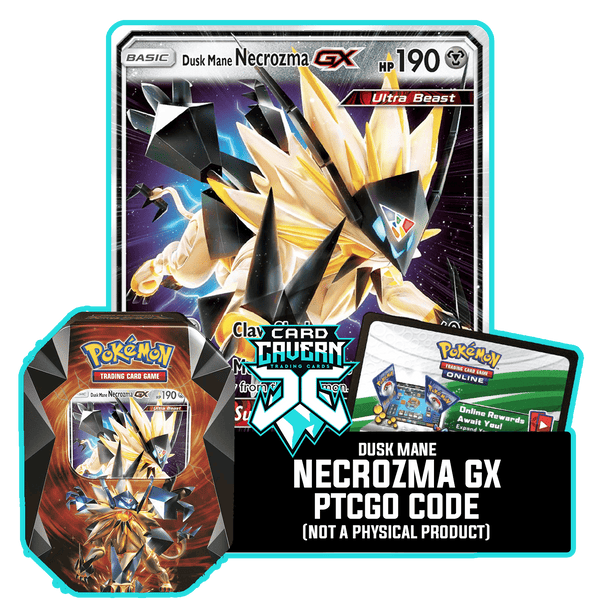 Necrozma Prism Tin: Dusk Mane Necrozma GX - Roar of Dusk Deck - PTCGO Code - Card Cavern