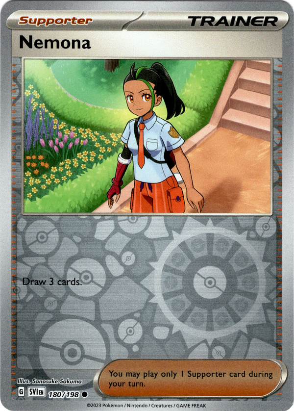 nemona pokemon card Handmade Holographic Pokmon Trainer  Waifu The item may be similar but not exactly the same as the image (e.g Pokemon - Nemona - 238/091
