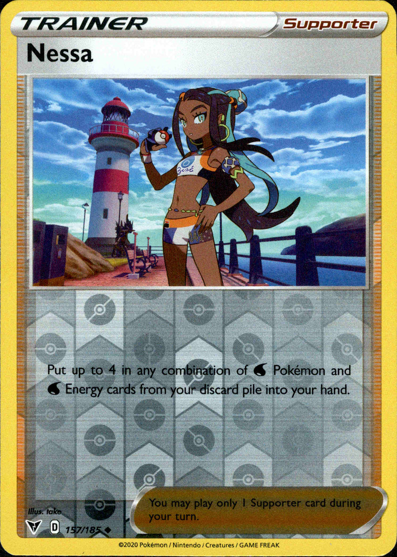 Nessa - 157/185 - Vivid Voltage - Reverse Holo Card Cavern Trading Cards, LLC Nessa - 157/185 - Vivid Voltage - Reverse Holo Card Cavern Trading Cards, LLC