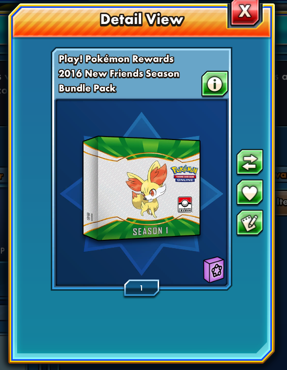 2016 New Friends Season PTCGO Code - Card Cavern