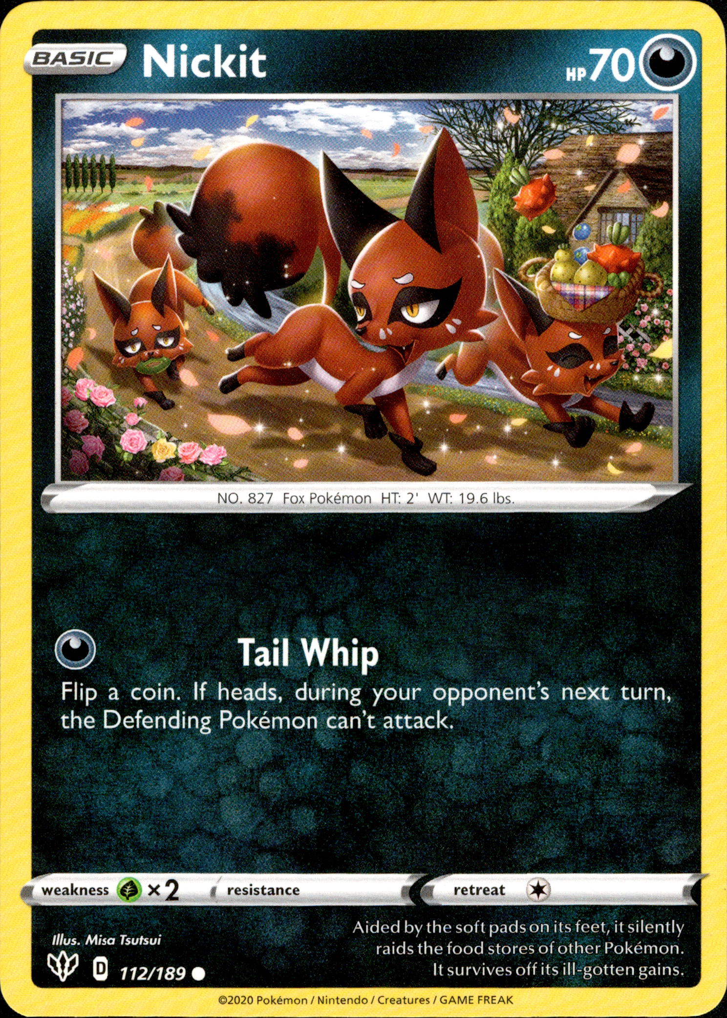 Nickit - 112/189 - Darkness Ablaze - Card Cavern