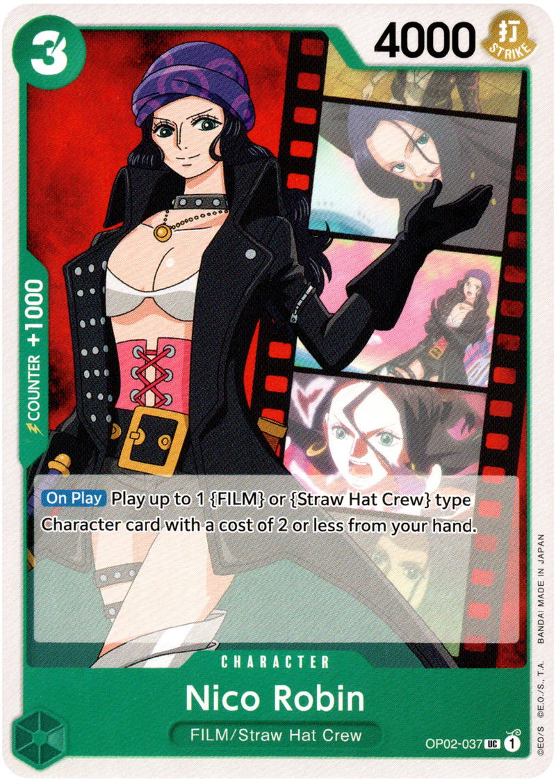 Nico Robin - OP02-037 - Paramount War - Card Cavern