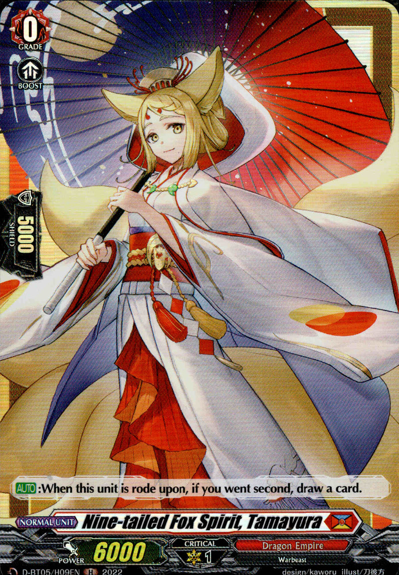 Nine-tailed Fox Spirit, Tamayura - D-BT05/H09 - Triumphant Return of the Brave Heroes - Card Cavern