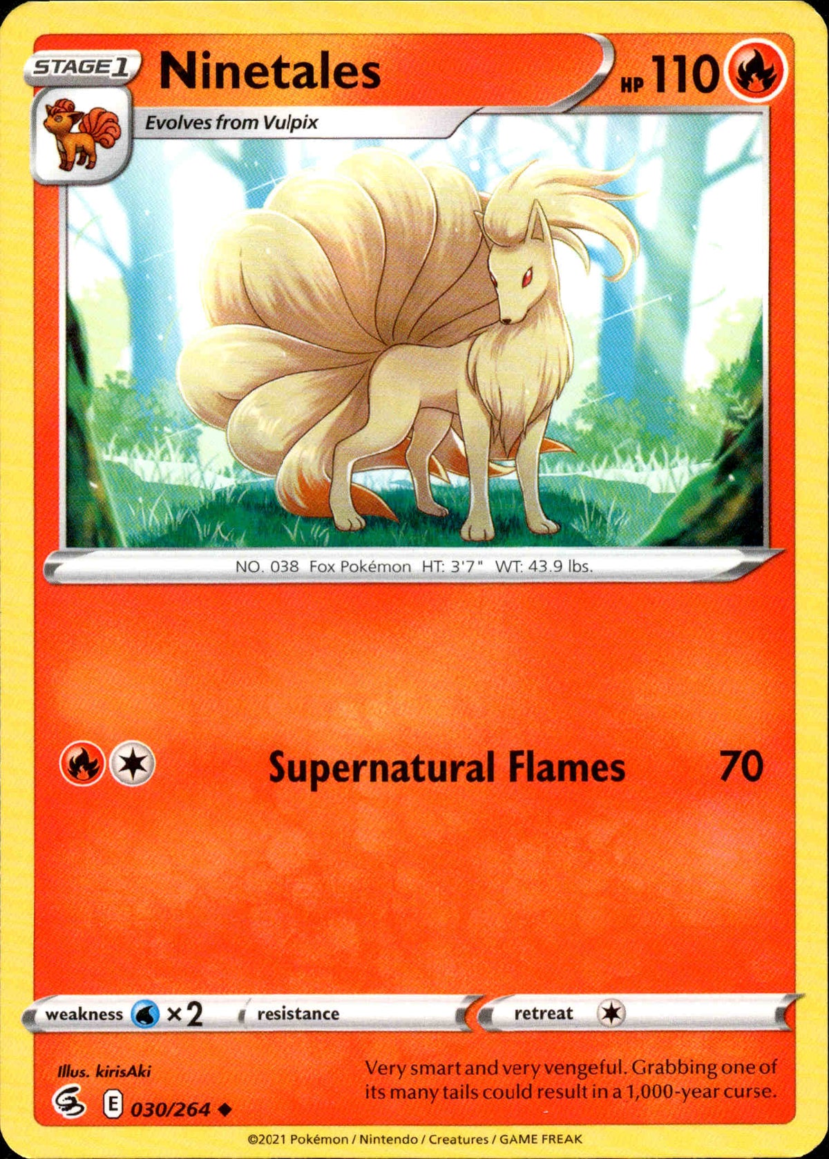 Ninetales - 030/264 - Fusion Strike - Card Cavern