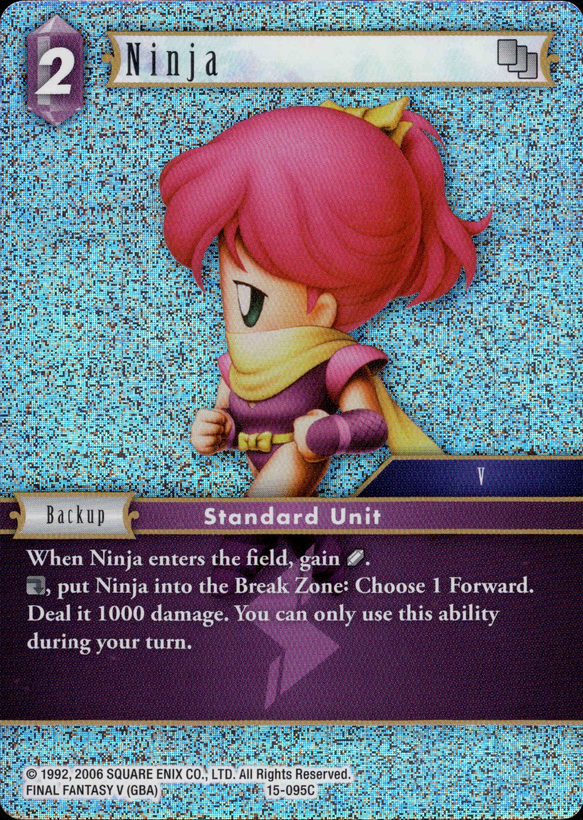 Ninja - 15-095C - Crystal Dominion - Foil - Card Cavern