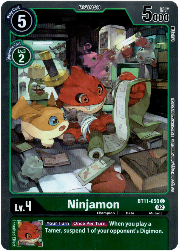 Ninjamon - BT11-050 C - Dimensional Phase - Foil - Card Cavern