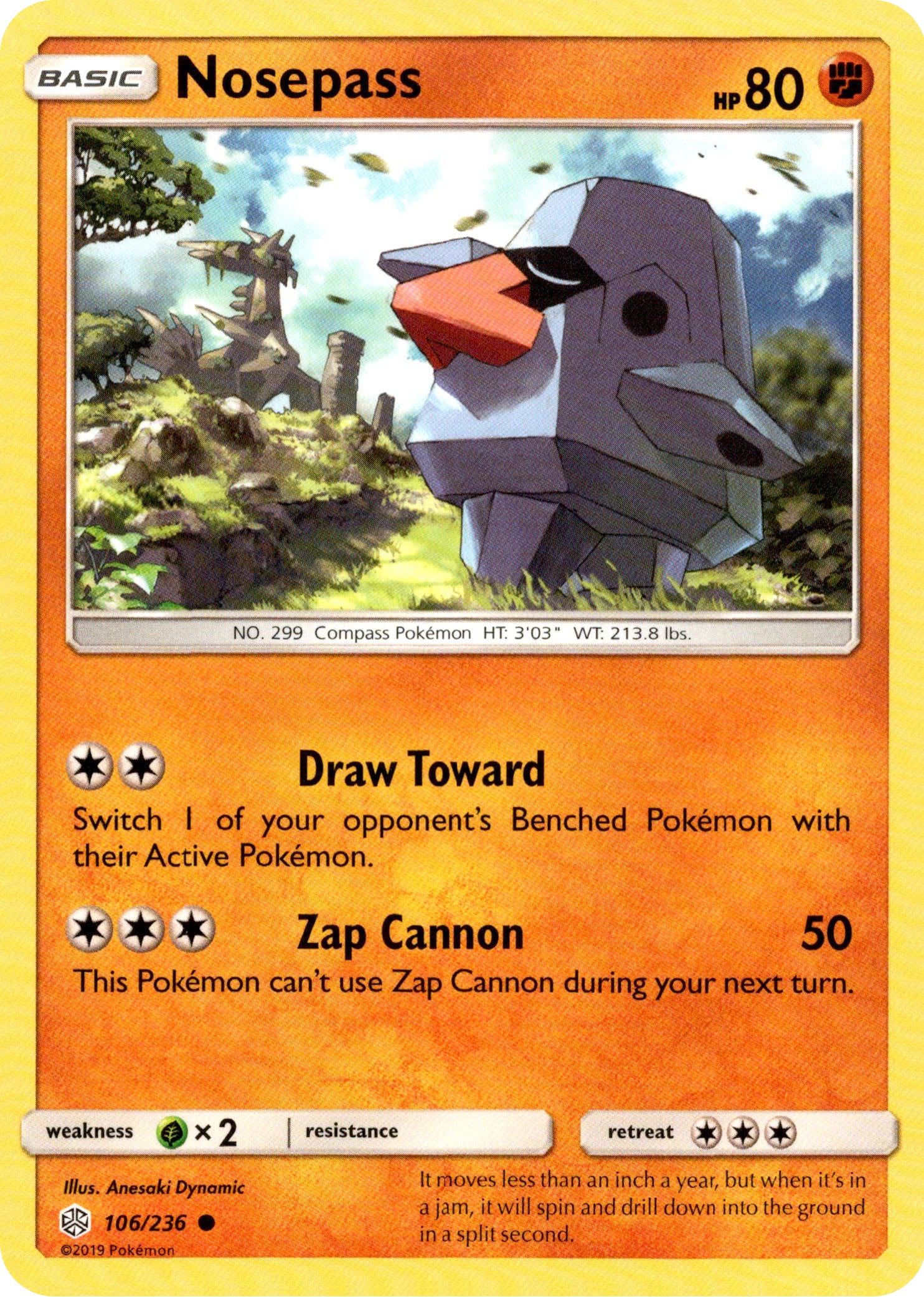 Nosepass - 106/236 - Cosmic Eclipse - Card Cavern