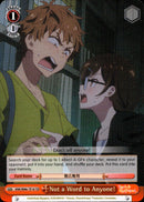 Not a Word to Anyone! - KNK/W86-TE18 - Rent-A-Girlfriend - Card Cavern