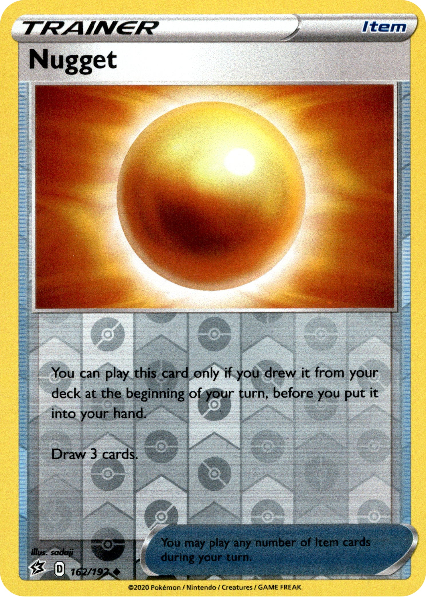 Nugget - 162/192 - Rebel Clash - Reverse Holo - Card Cavern