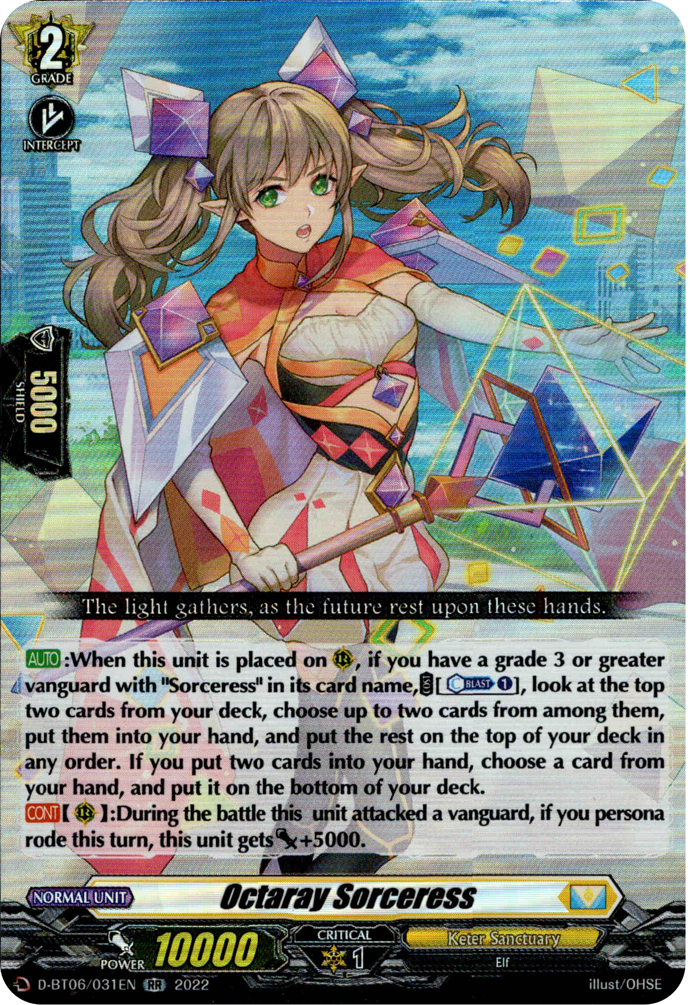 Octaray Sorceress - D-BT06/031EN - Blazing Dragon Reborn - Card Cavern
