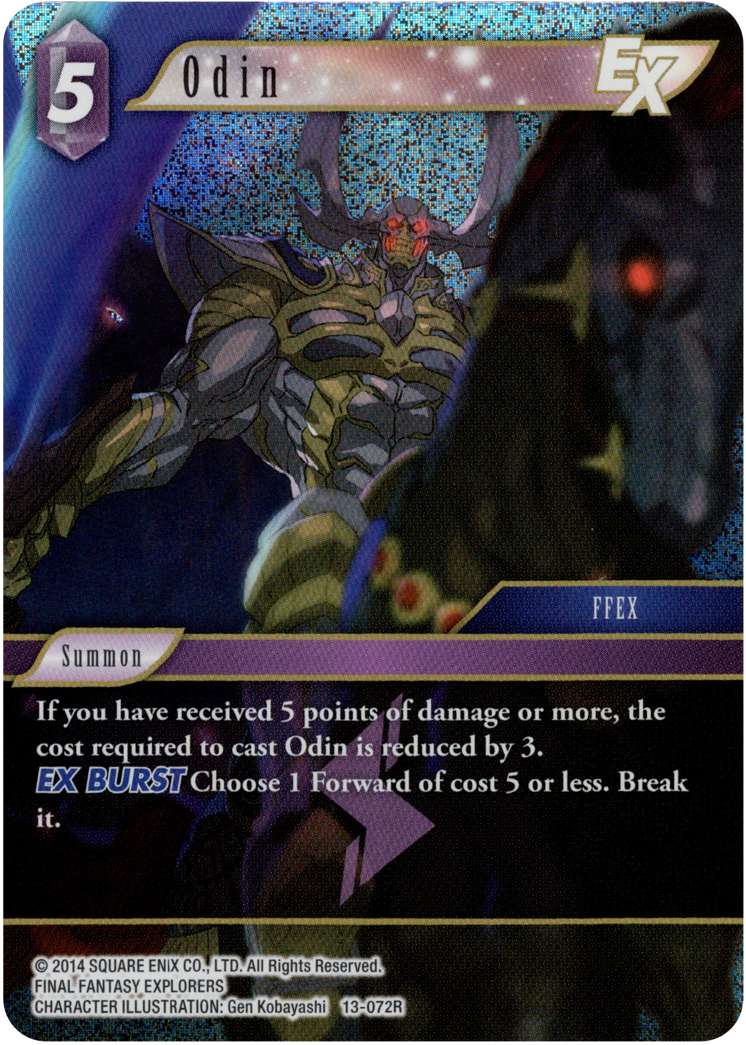 Odin - 13-072R - Opus XIII - Foil - Card Cavern