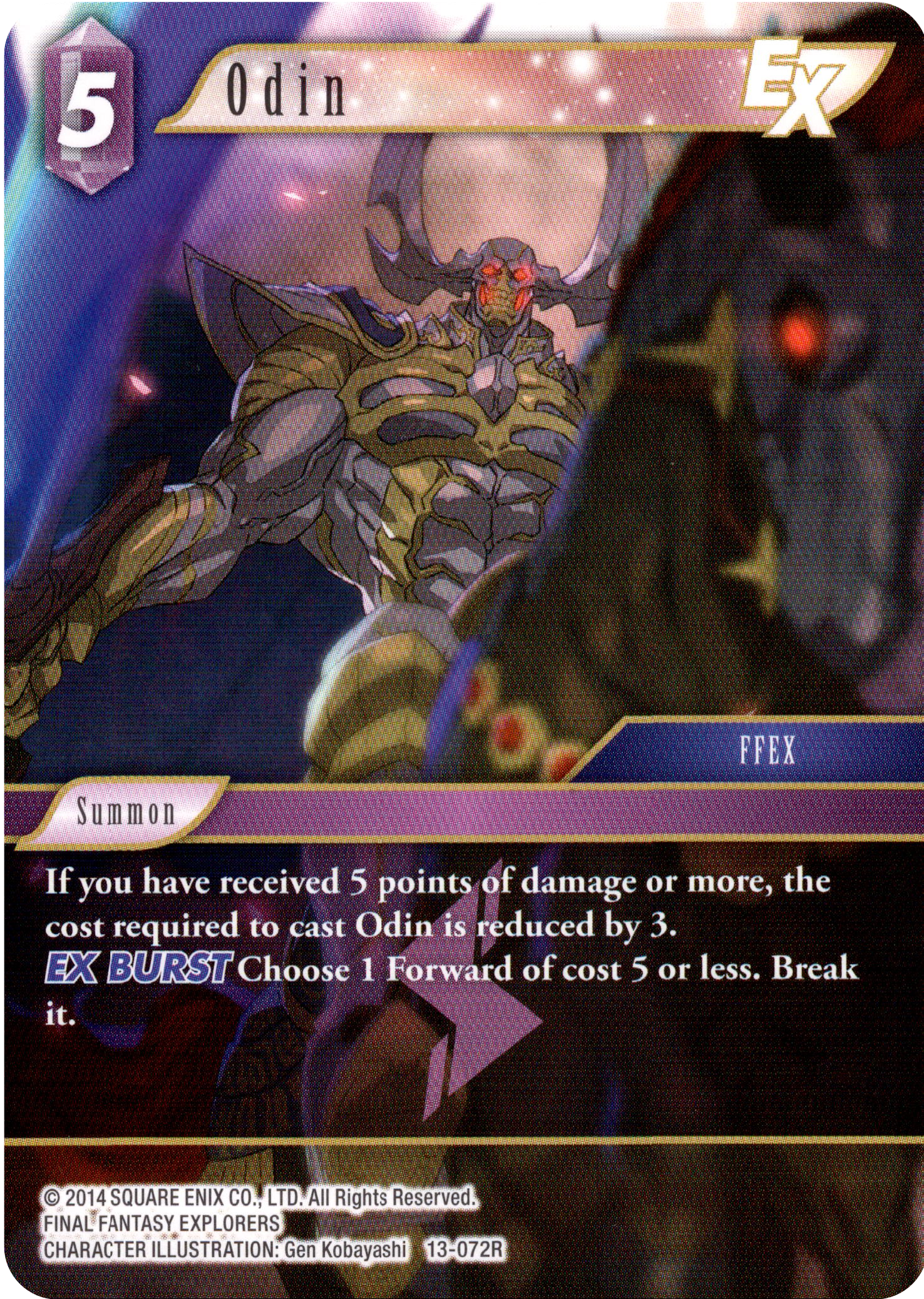 Odin - 13-072R - Opus XIII - Card Cavern