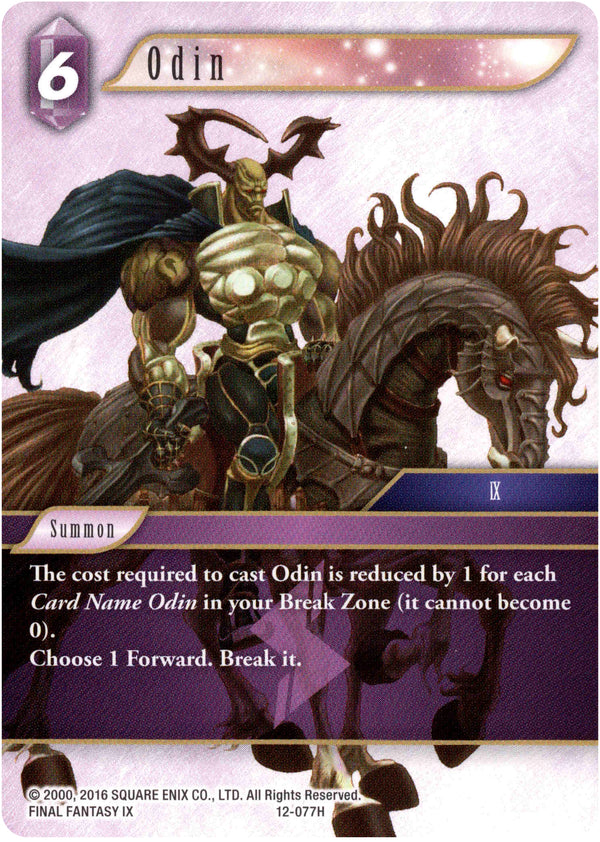 Odin - 12-077H - Opus XII - Card Cavern