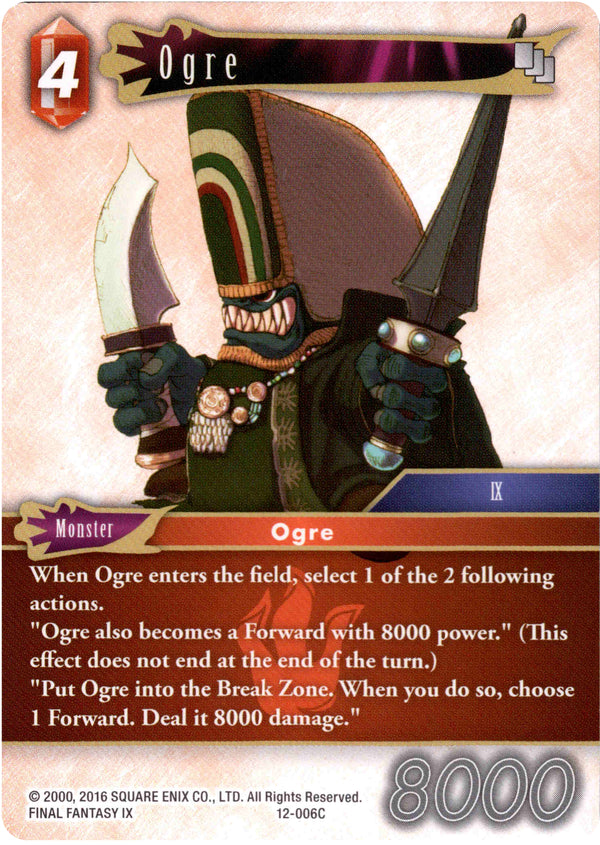 Ogre - 12-006C - Opus XII - Card Cavern
