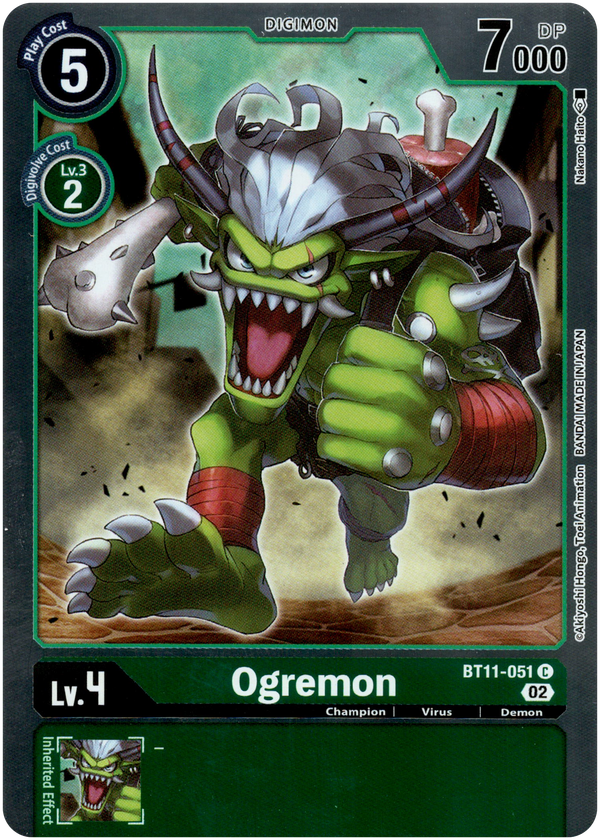 Ogremon - BT11-051 C - Dimensional Phase - Foil - Card Cavern