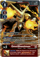 OmniShoutmon - BT11-015 R - Dimensional Phase - Foil - Card Cavern