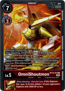 OmniShoutmon (Box Topper) - BT12-014 C - Across Time - Foil - Card Cavern