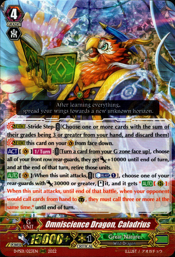 Omniscience Dragon, Caladrius - D-PS01/023EN - P Clan Collection 2022 - Card Cavern