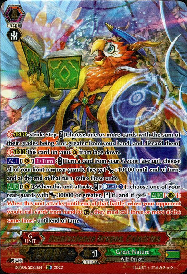 Omniscience Dragon, Caladrius - D-PS01/SR23EN - P Clan Collection 2022 - Card Cavern