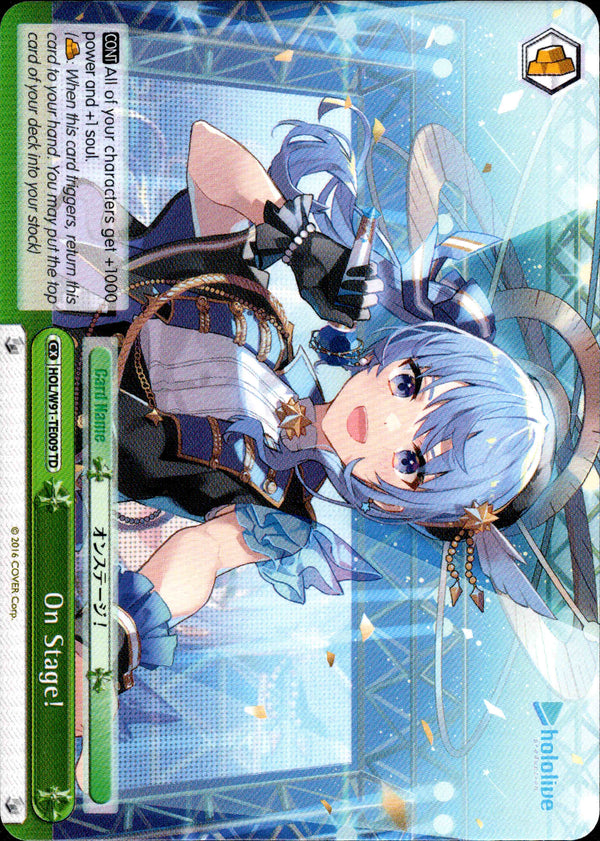 On Stage! - HOL/W91-TE009 - Hololive Production 0th Generation - Card Cavern