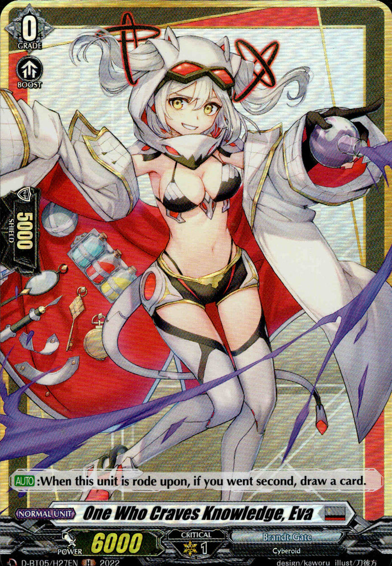 One Who Craves Knowledge, Eva - D-BT05/H27 - Triumphant Return of the Brave Heroes - Card Cavern