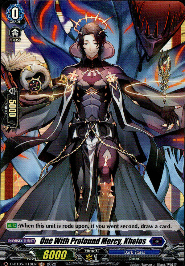 One With Profound Mercy, Kheios - D-BT05/H18 - Triumphant Return of the Brave Heroes - Card Cavern