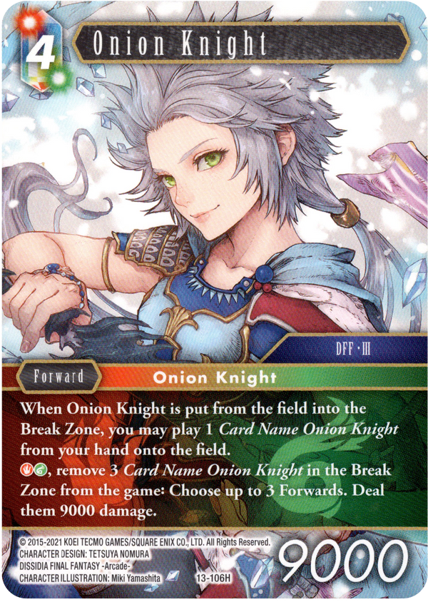 Onion Knight - 13-106H - Opus XIII - Card Cavern