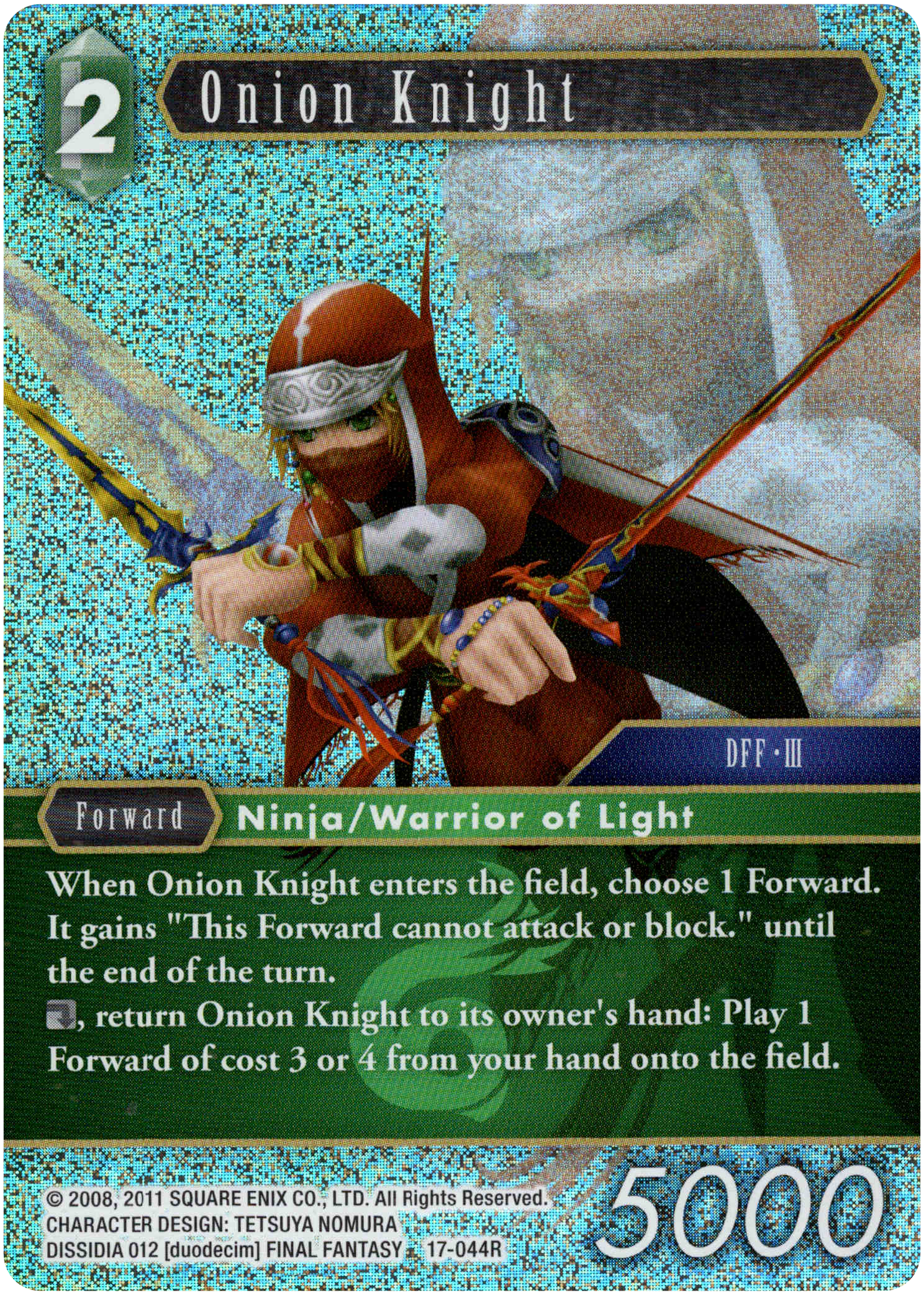Onion Knight - 17-044R - Rebellion's Call - Foil - Card Cavern