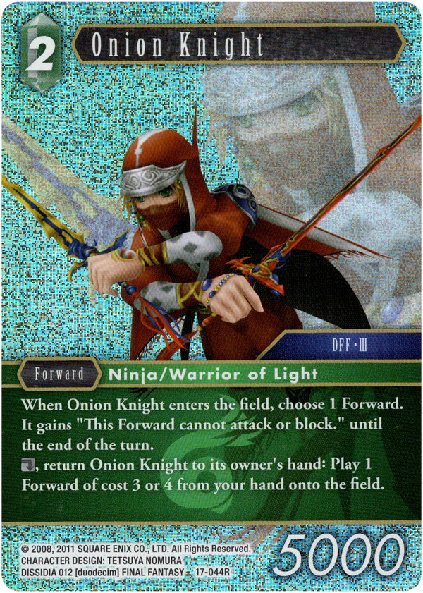 Onion Knight - 17-044R - Rebellion's Call - Foil - Card Cavern