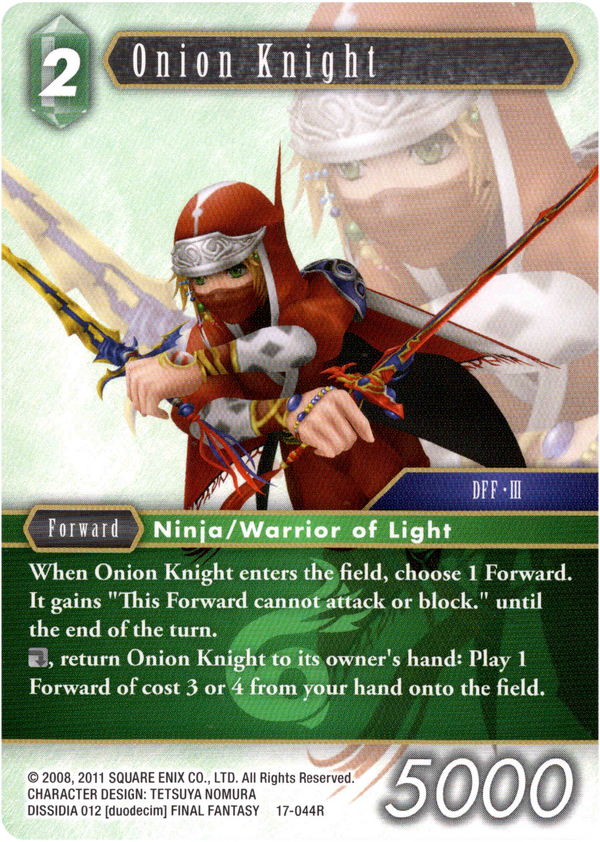 Onion Knight - 17-044R - Rebellion's Call - Card Cavern