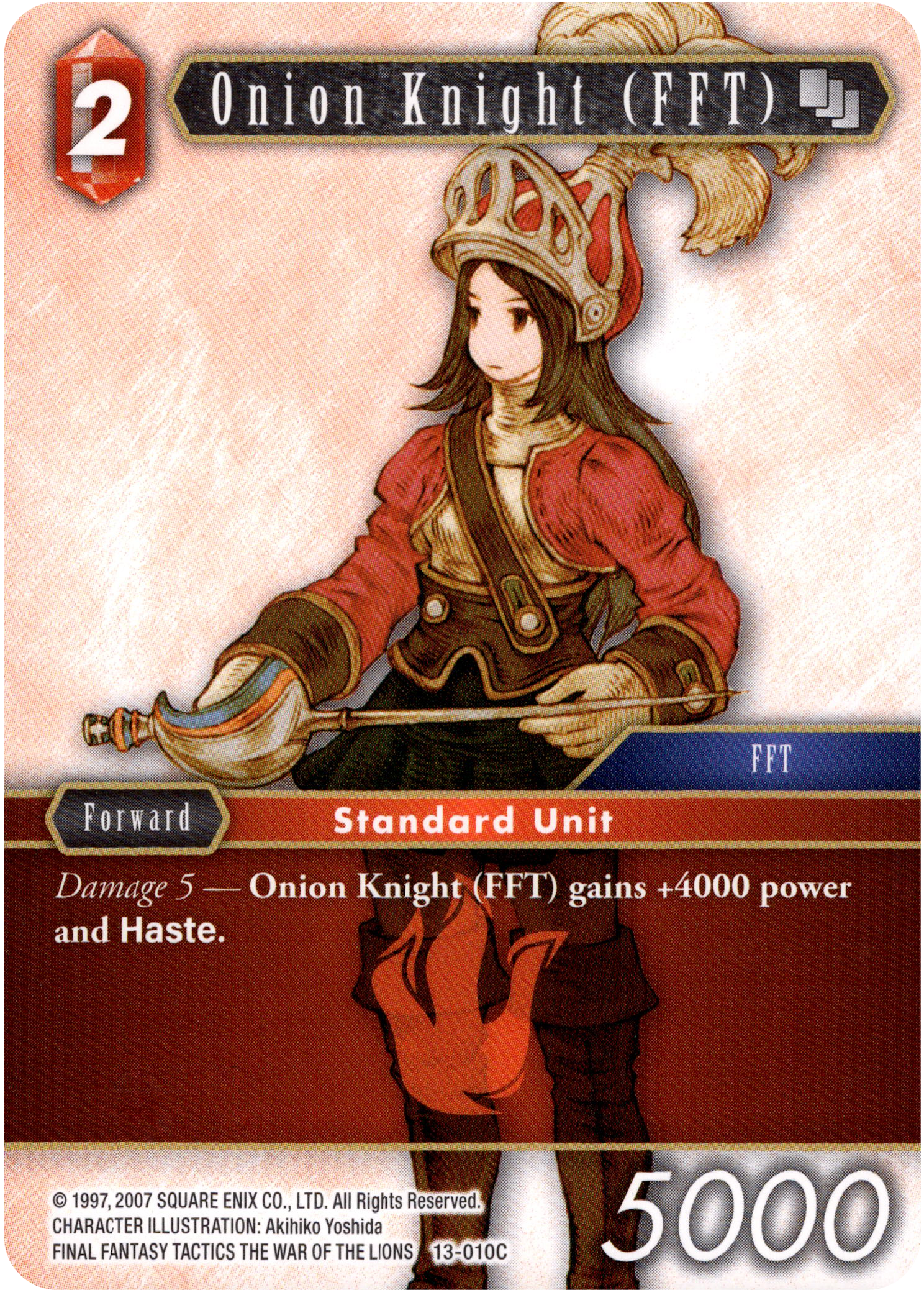 Onion Knight (FFT) - 13-010C - Opus XIII - Card Cavern