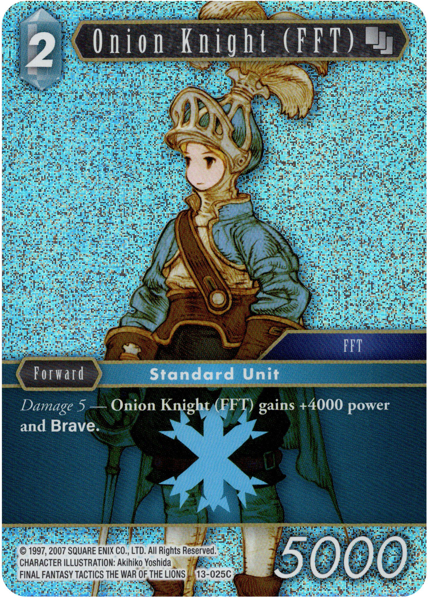 Onion Knight (FFT) - 13-025C - Opus XIII - Foil - Card Cavern