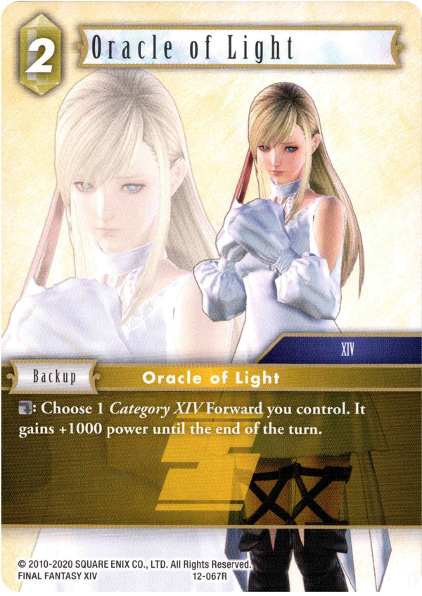 Oracle of Light - 12-067R - Opus XII - Card Cavern