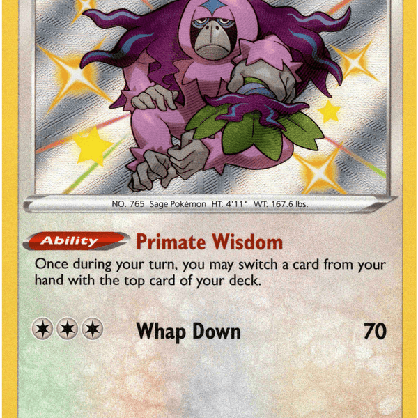 shiny oranguru pokemon card Amazon.com: Pokemon - Oranguru SV098/SV122 - Shining Fates - Shiny Vault main image 0