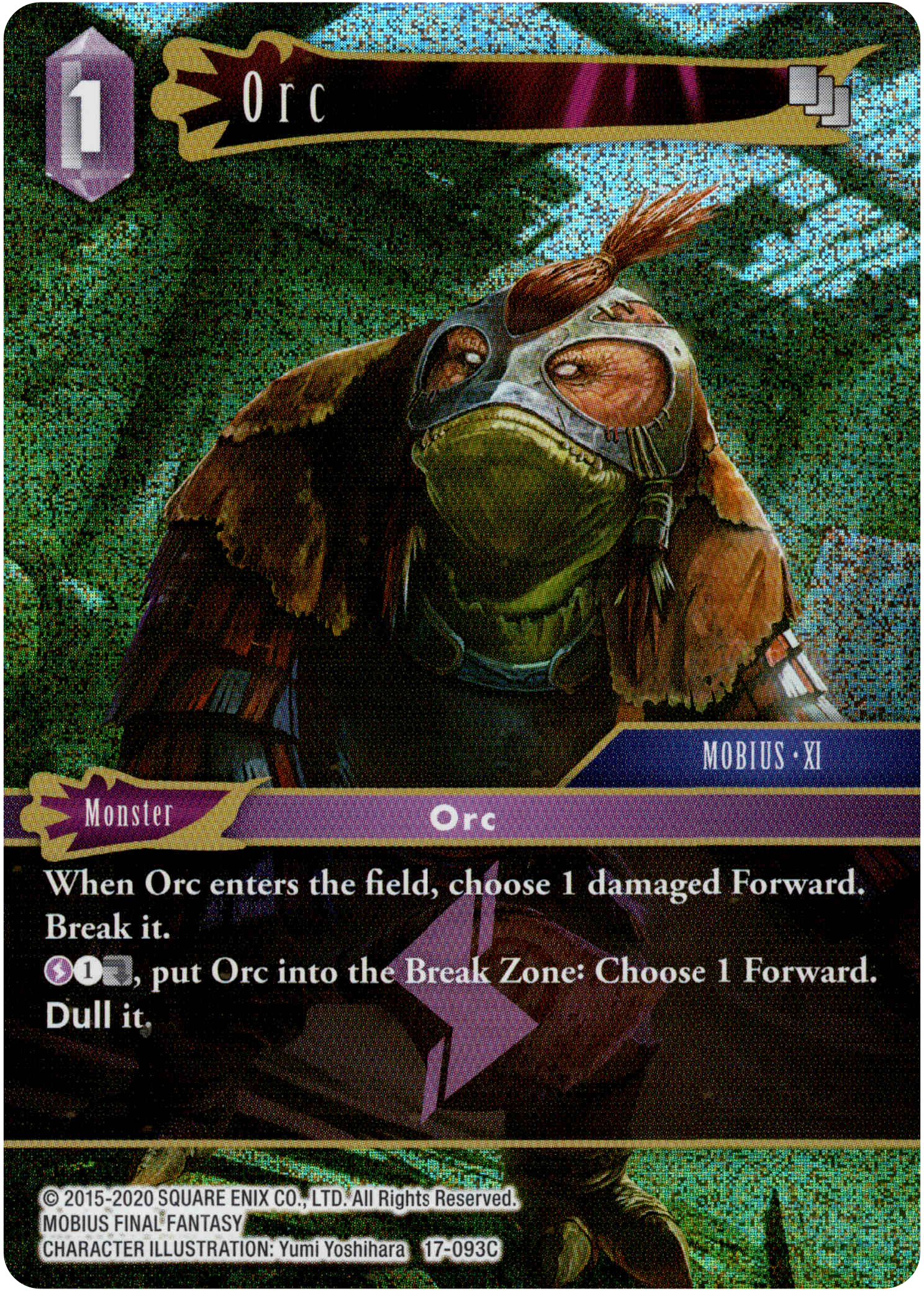 Orc - 17-093C - Rebellion's Call - Foil - Card Cavern